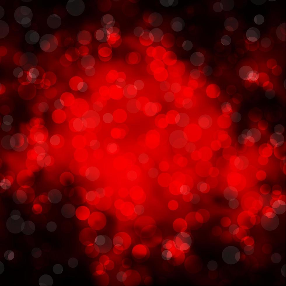 Dark Red vector backdrop with dots.