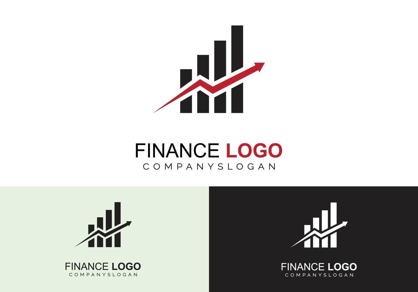 financial logo concept vector