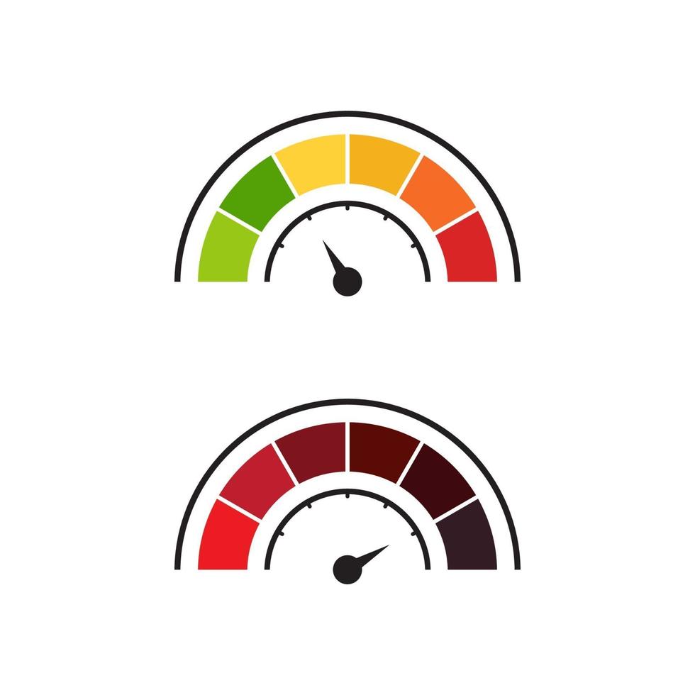 Speedometer icon for auto logo vector illustration