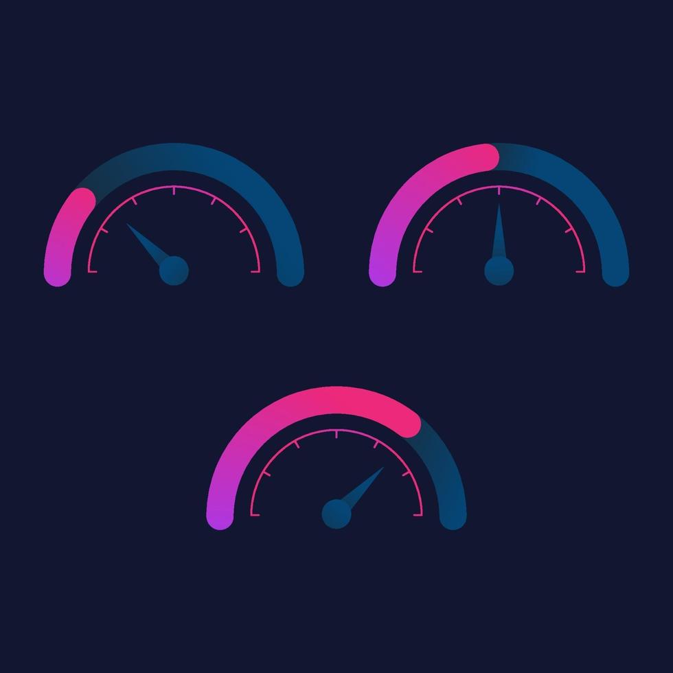 Speedometer icon for auto logo vector illustration