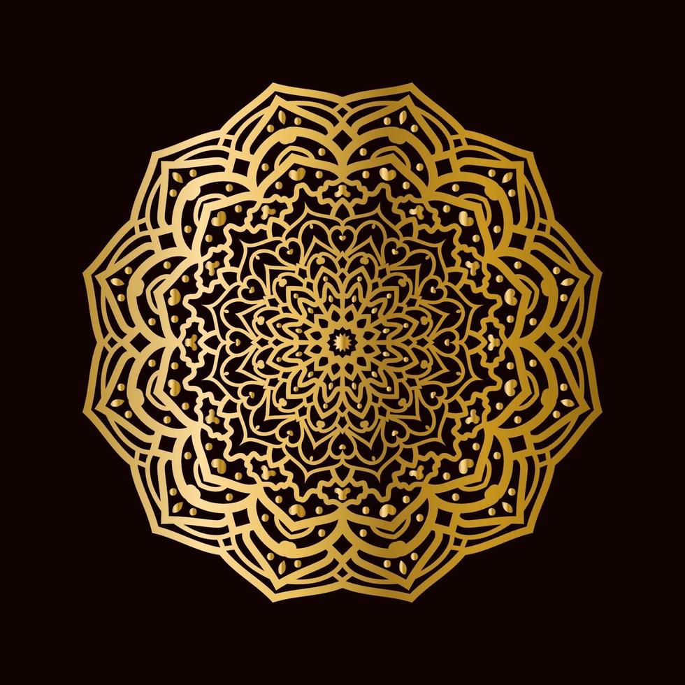 Luxury mandala pattern background design vector