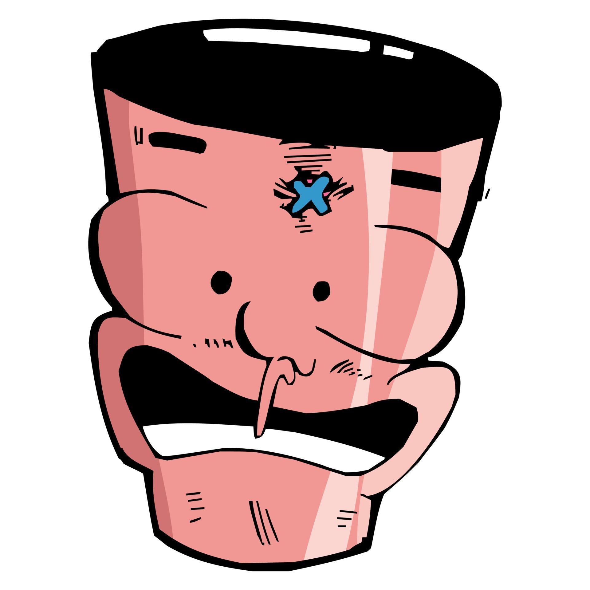 cute drinking glass character cartoon illustration 3087369 Vector Art