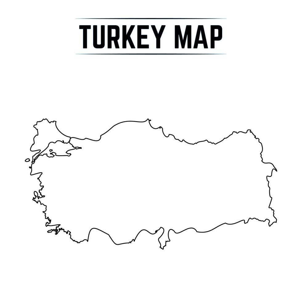 Outline Simple Map Of Turkey 3087819 Vector Art At Vecteezy Outline Simple Map Of Turkey Free Vector
