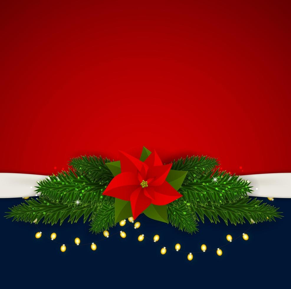 Abstract Beauty Christmas and New Year Background. Vector Illustration