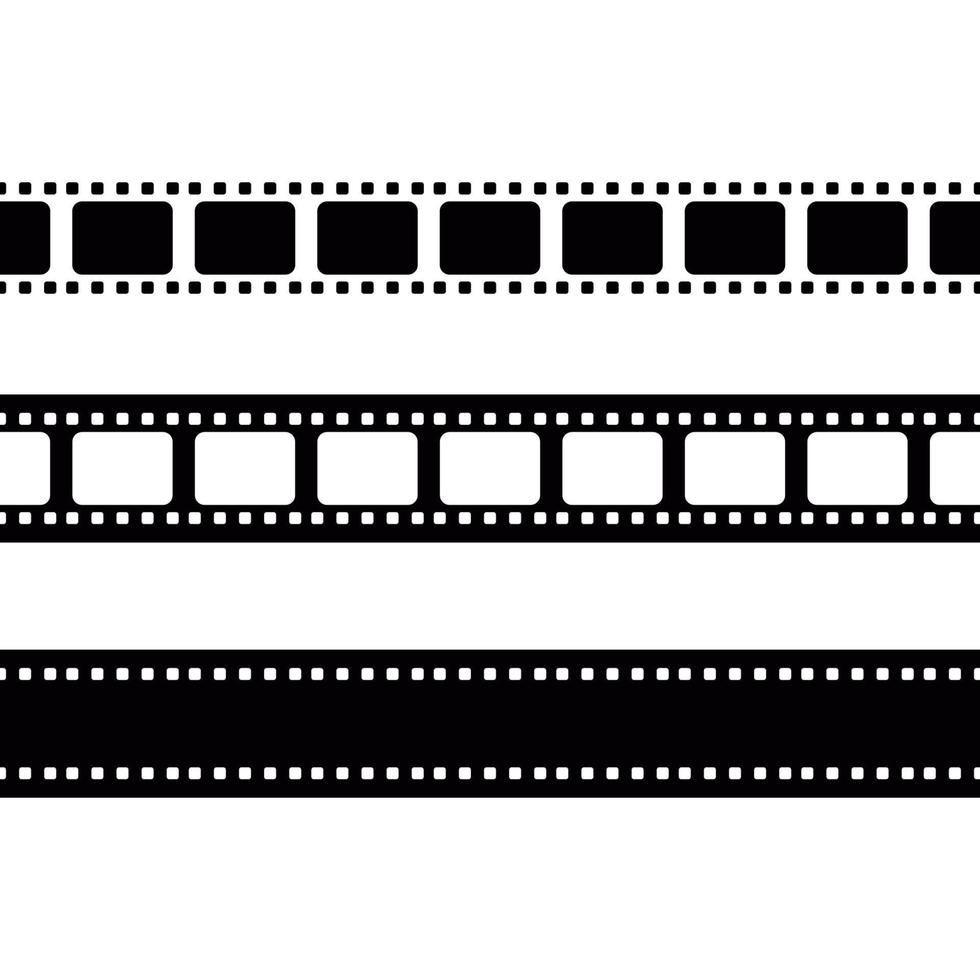 Ilustración de vector de icono de película abstracta