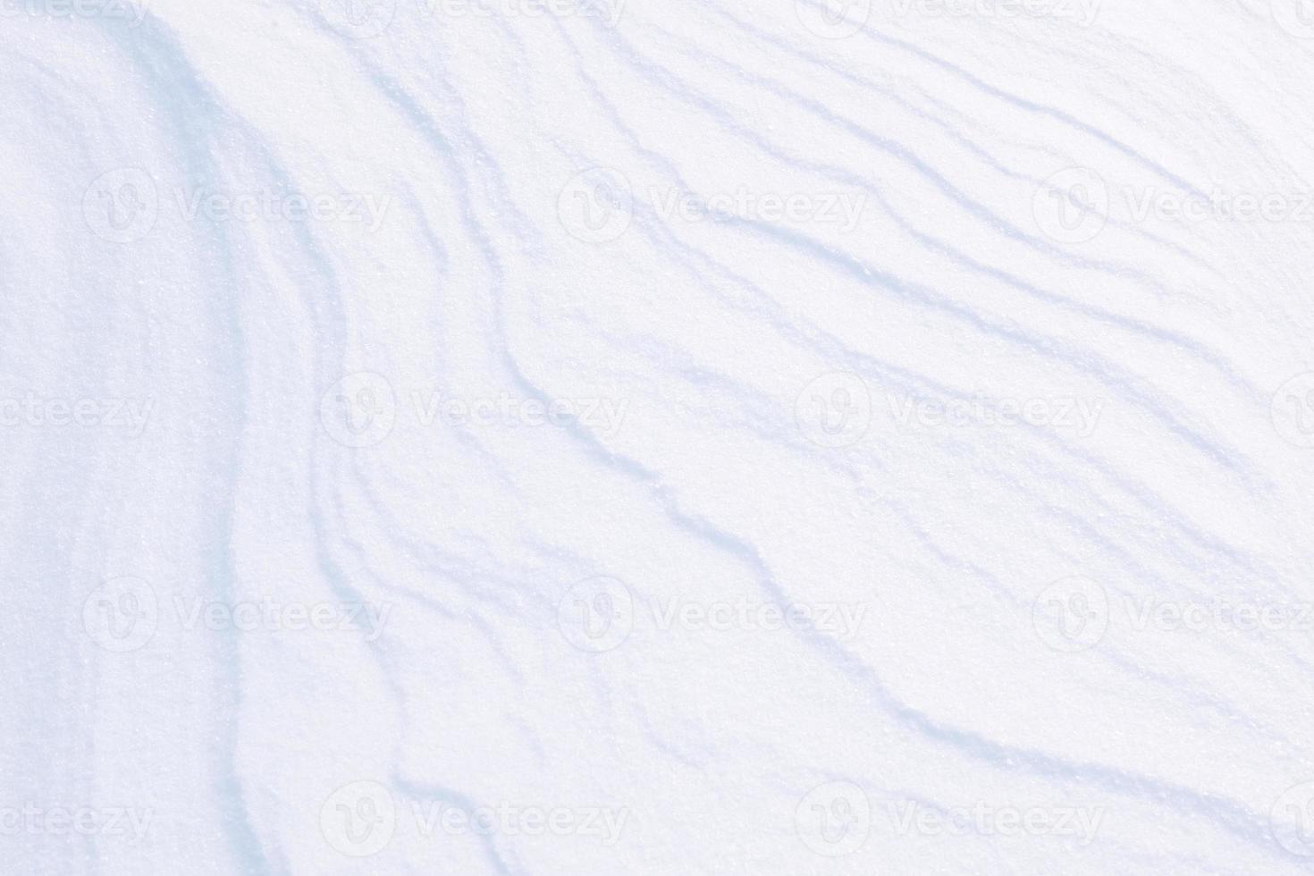 clean white snow texture made of ice crystals photo