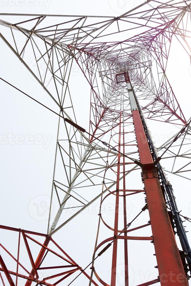 torre repetidora de antena foto