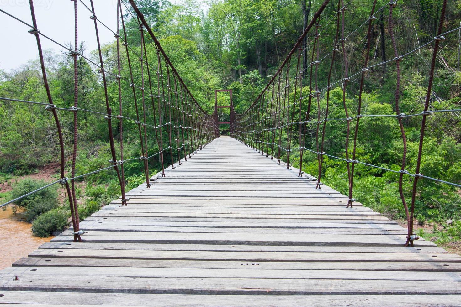 el puente de madera foto