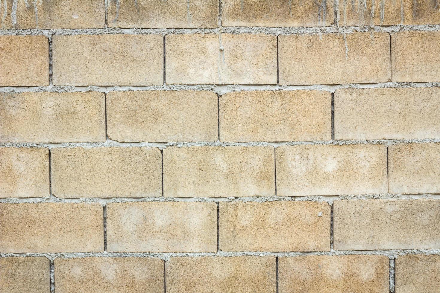 Hollow brick wall photo