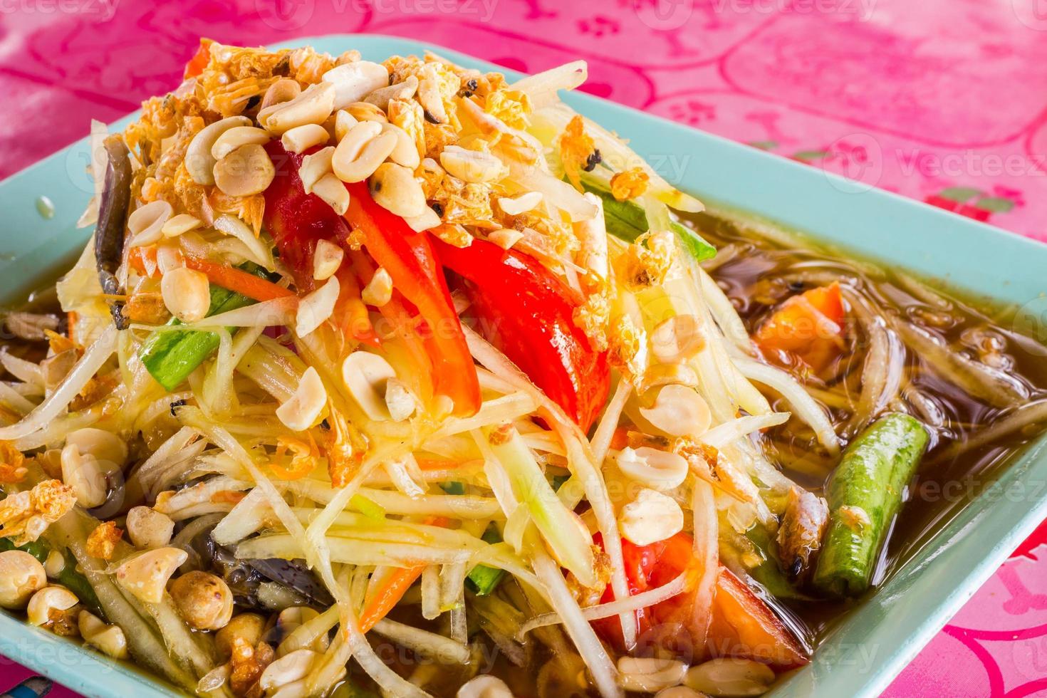 Green papaya salad photo