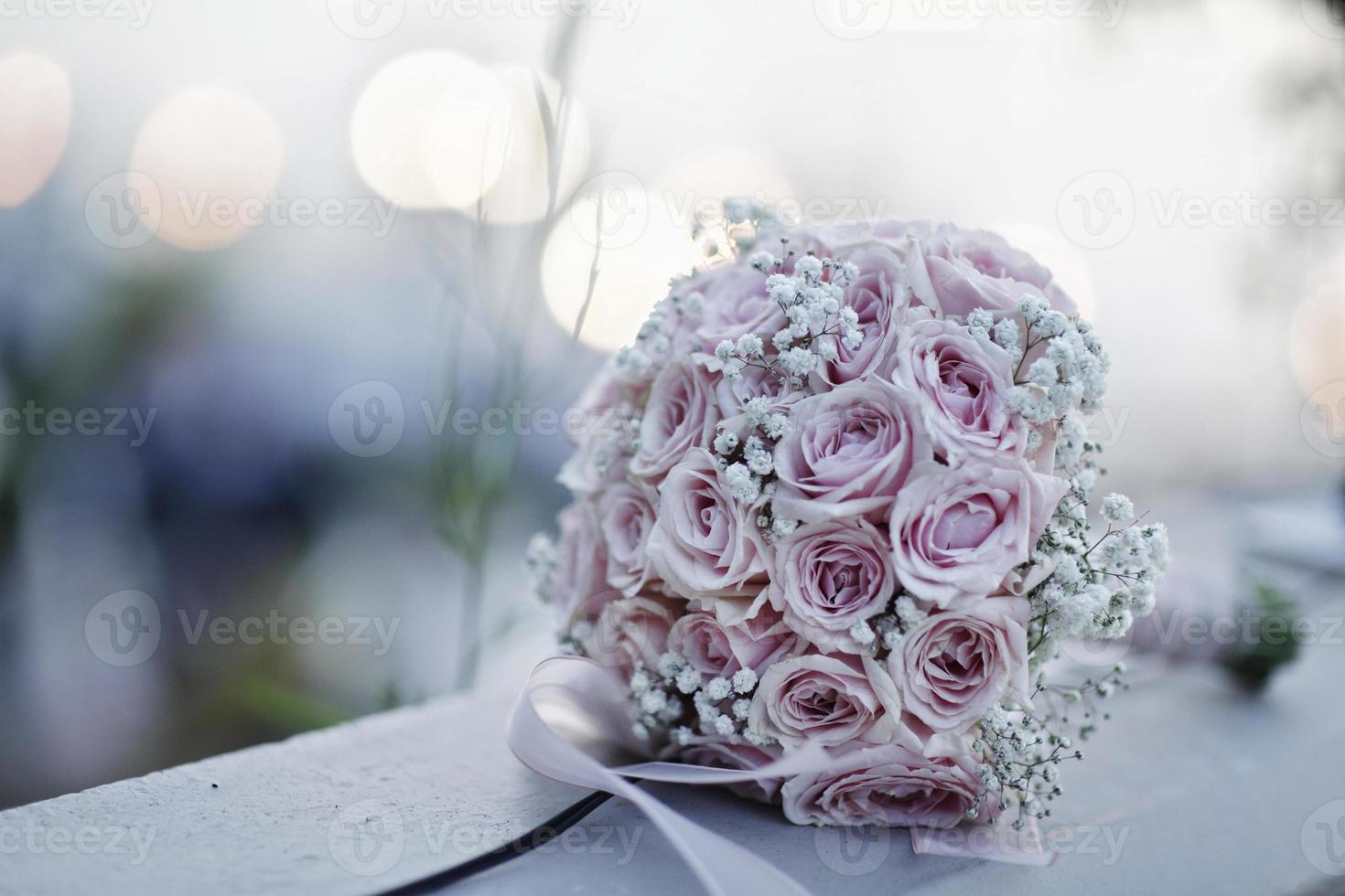 Wedding Flowers From Pink Rose Flower photo
