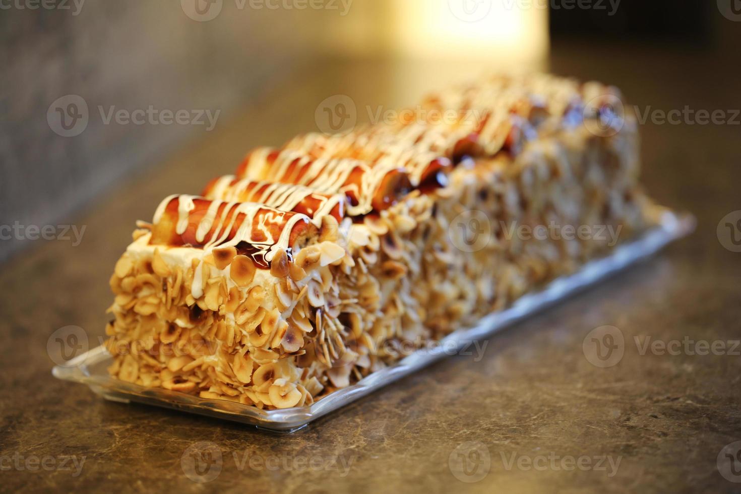Baton Banana Caramel Cake, Pastry, Patisserie and Bakery photo
