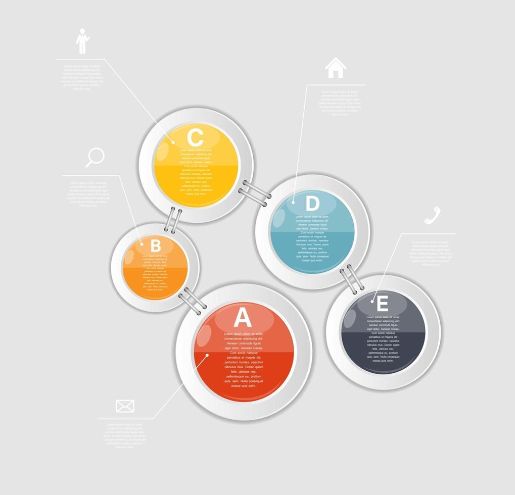 Infographic Templates for Business Vector Illustration.