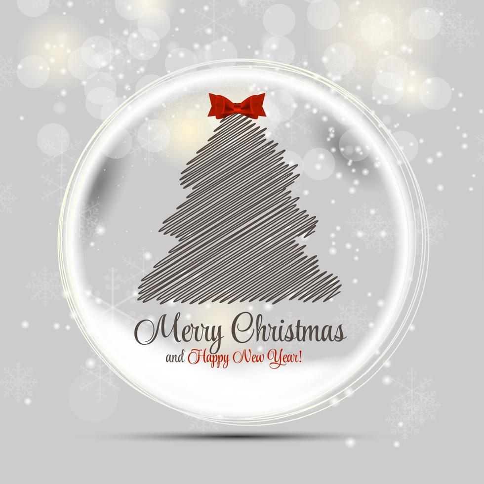 Abstract Beauty Christmas and New Year Background. Vector Illust