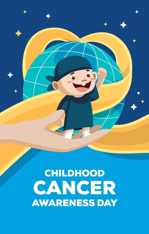 Childhood Cancer Awareness vector
