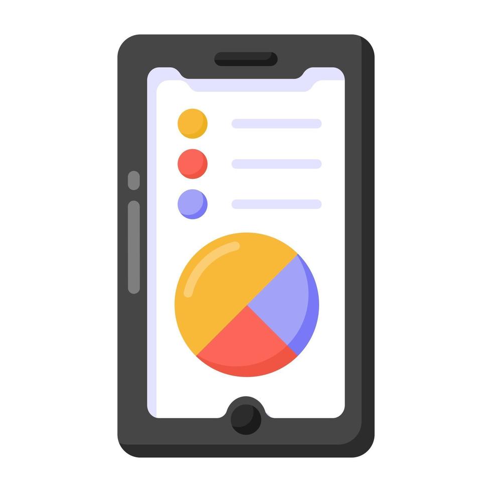 Mobile Data Analytics vector