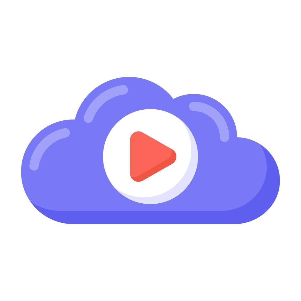 Cloud Video and Media vector