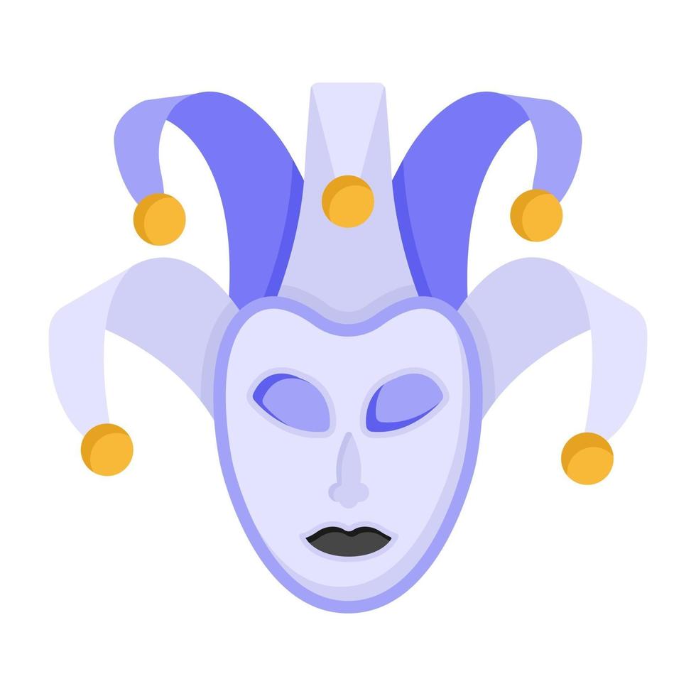 Joker and Clown Mask vector