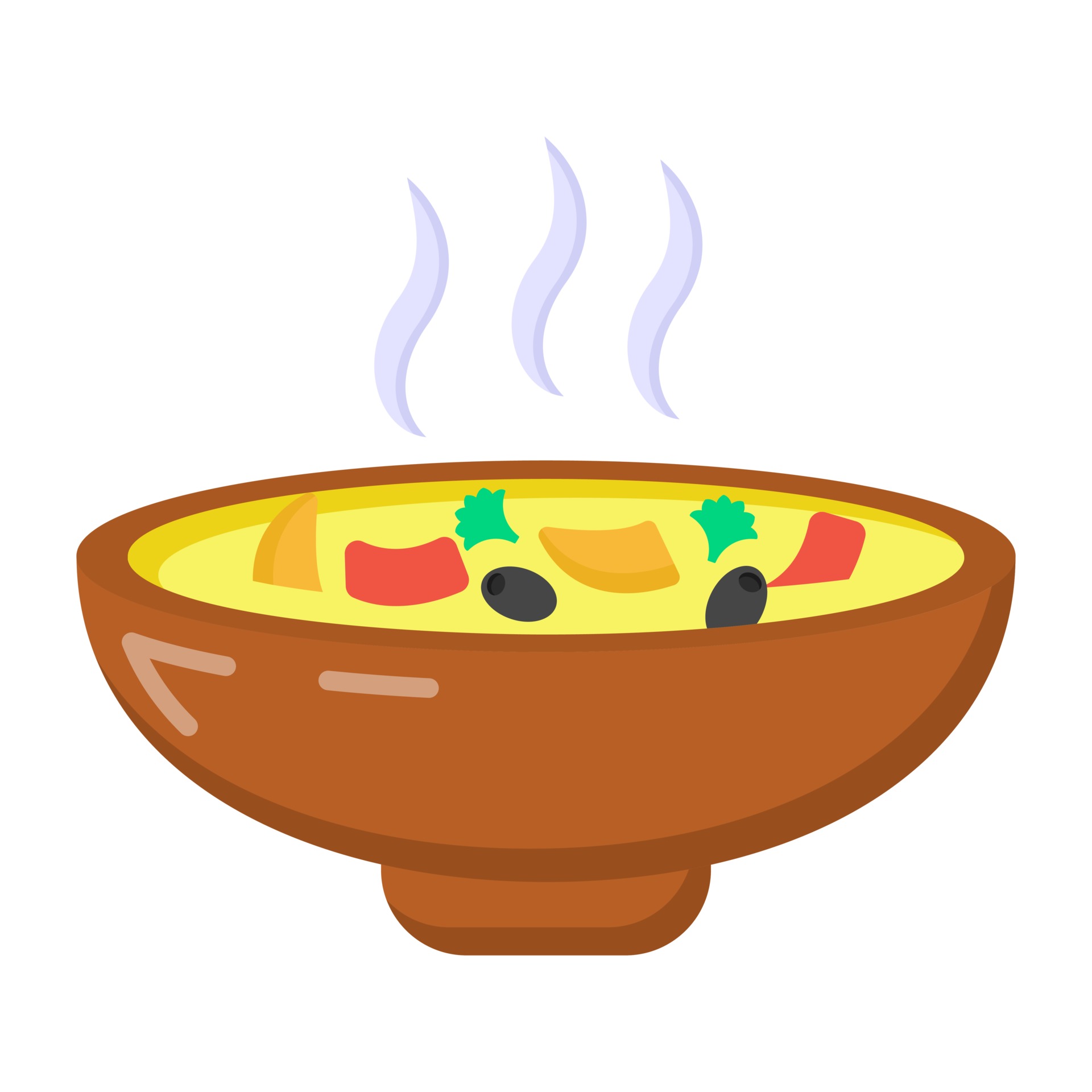 Hot Soup and bowl 3090203 Vector Art at Vecteezy