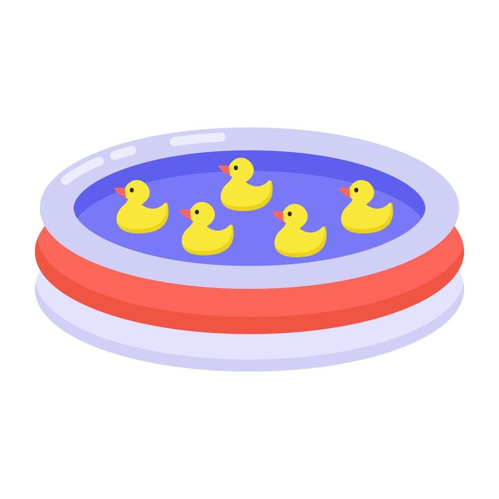Rubber  Duck Pond vector