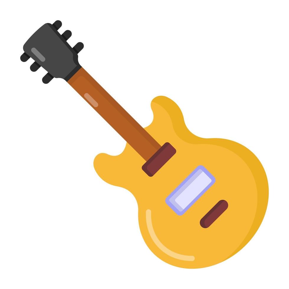 instrumento musical de guitarra vector