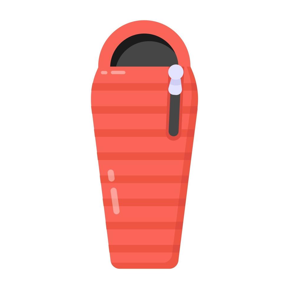 Backpack and camping  Bed vector