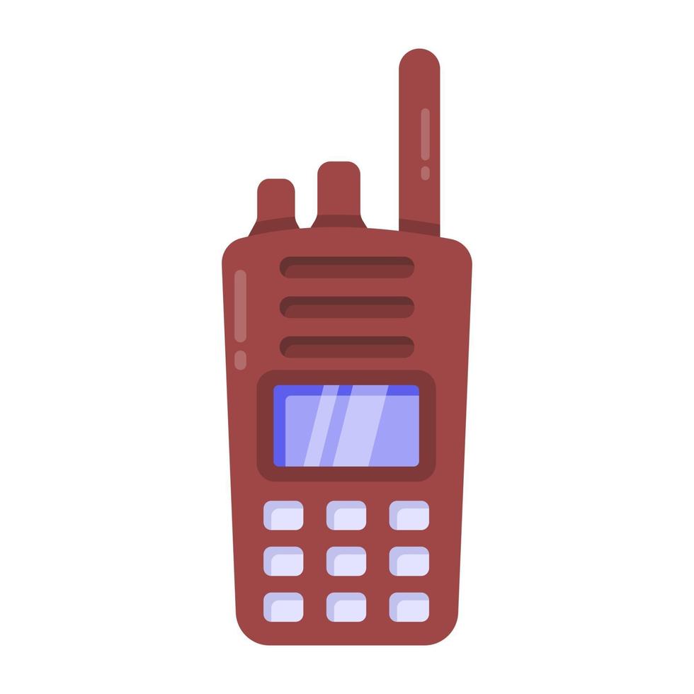 walkie talkie inalámbrico vector