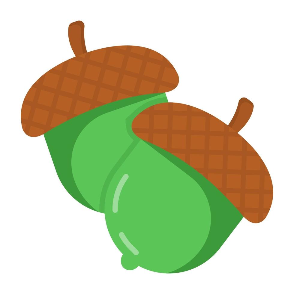 Acorns and Nuts 3090295 Vector Art at Vecteezy