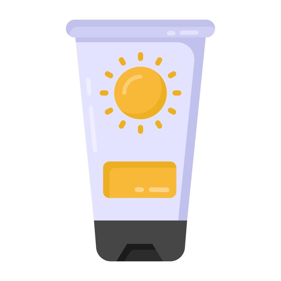 Sunblock and Cream vector