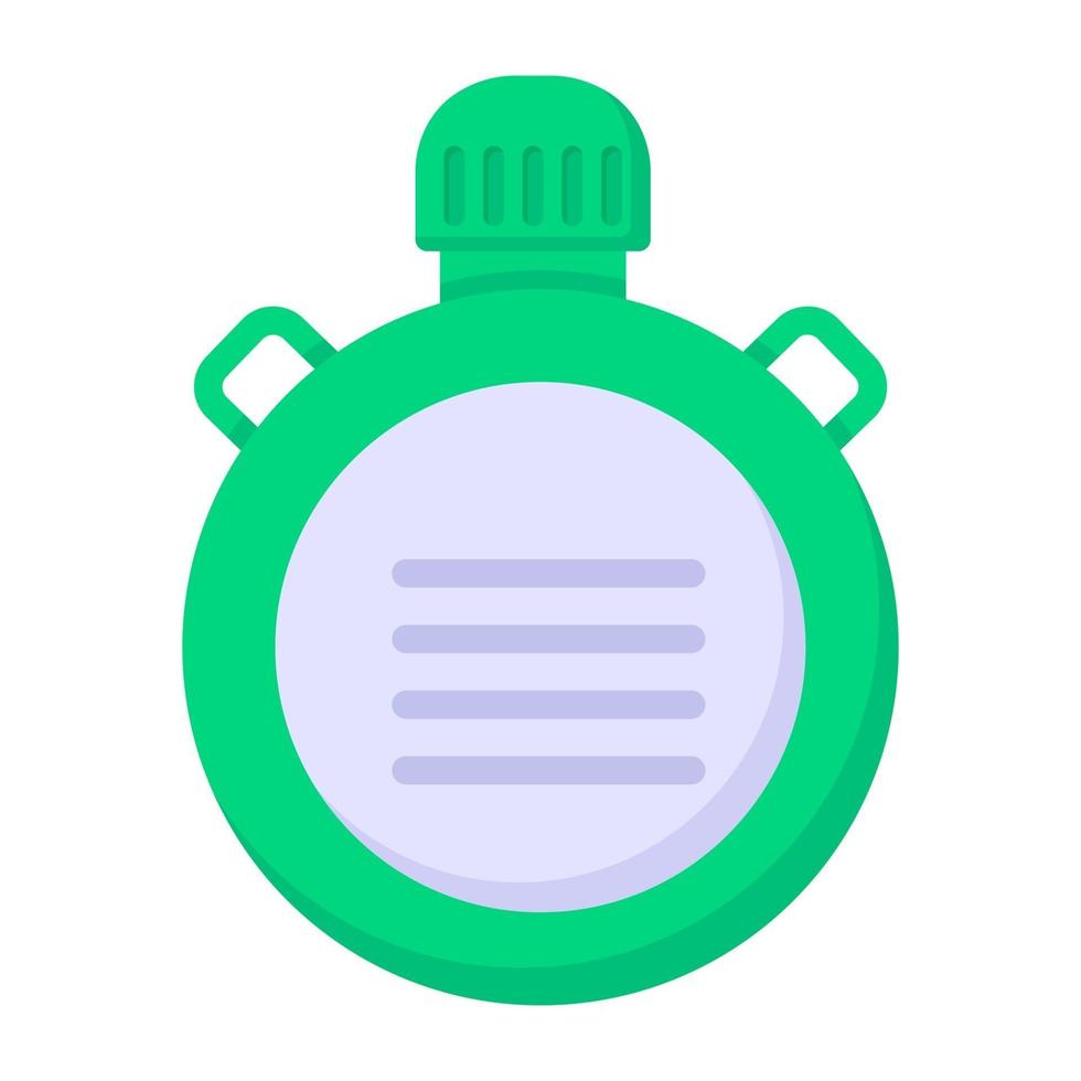 Tourist Water  Flask vector