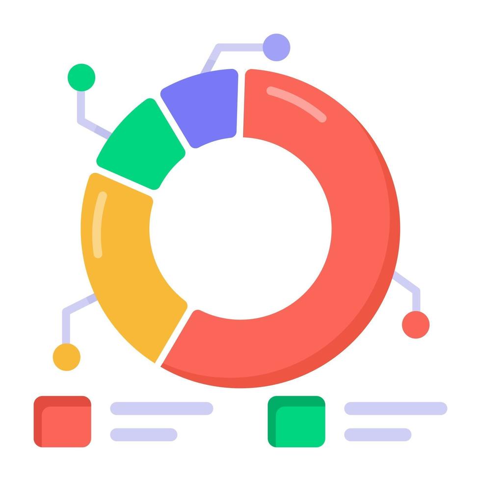 Pie Chart and Business vector