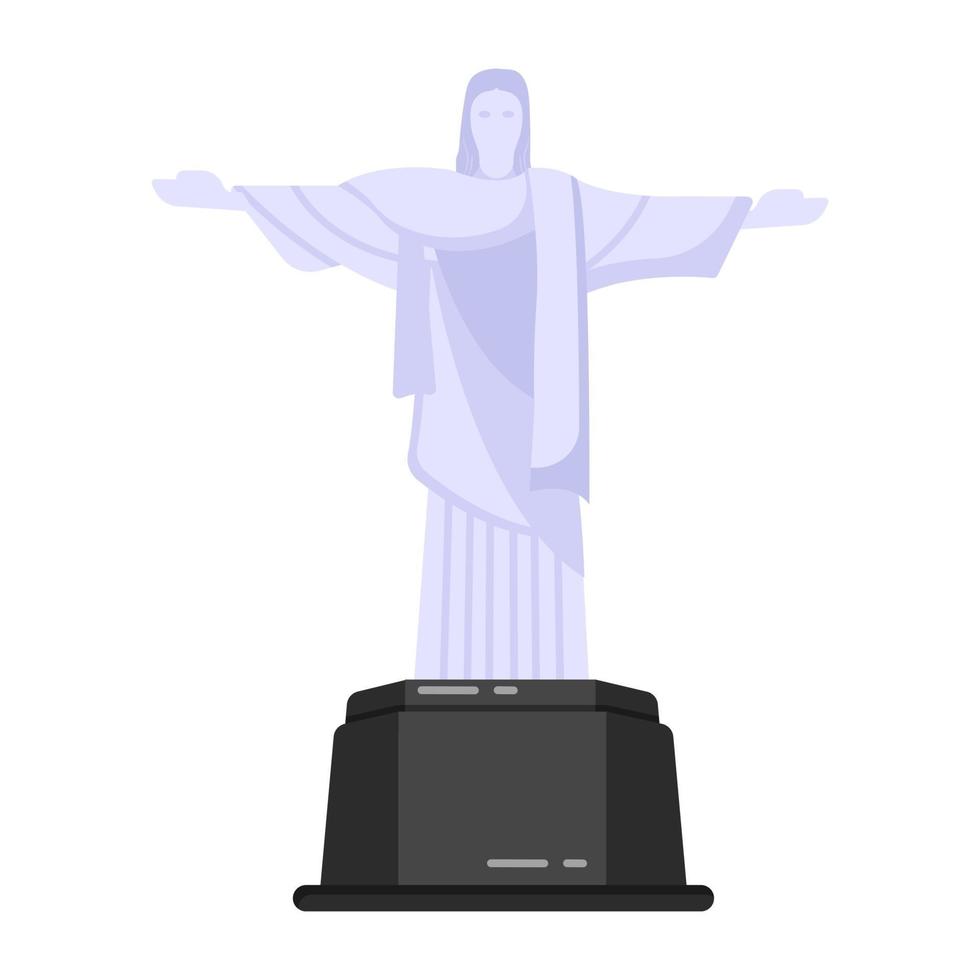 Jesus Statue and sculpture vector