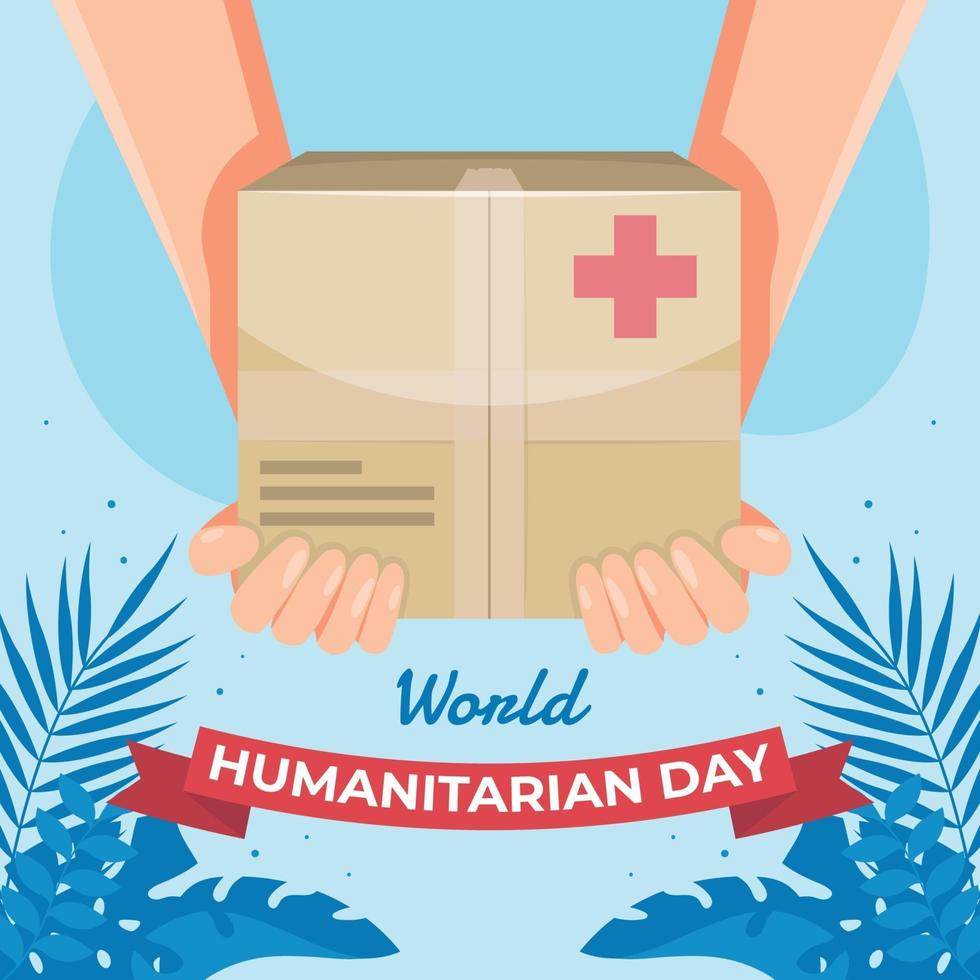 Humanitarian Day Celebration vector