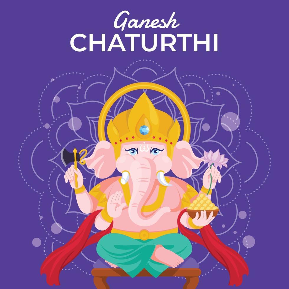 Ganesh Chaturthi Festival vector