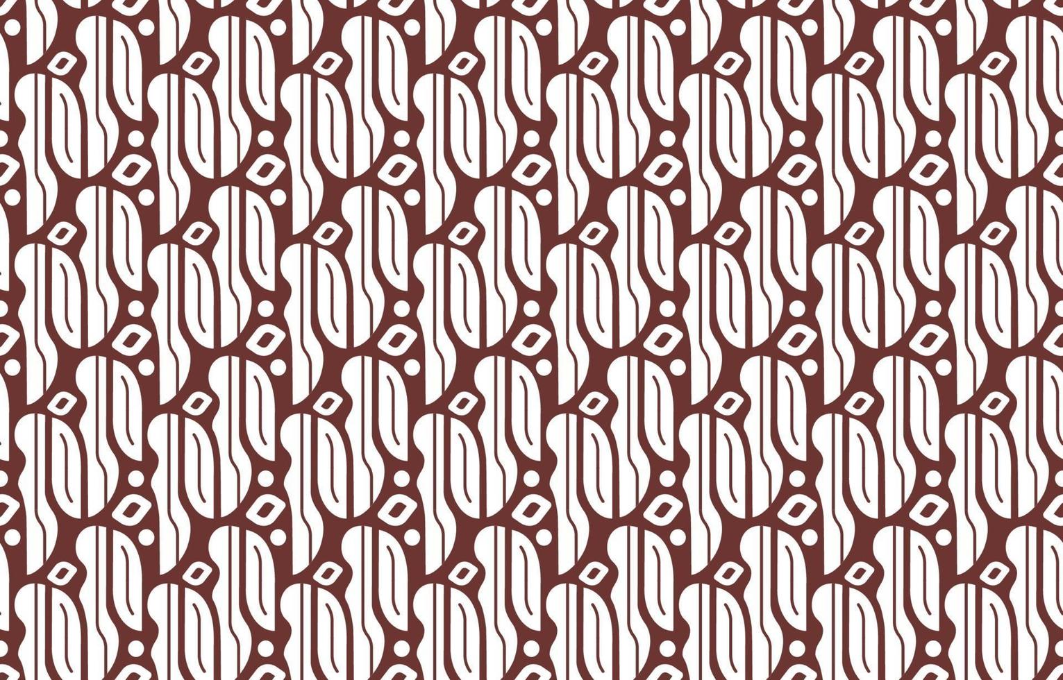 Indonesian Batik Parang Seamless Pattern vector