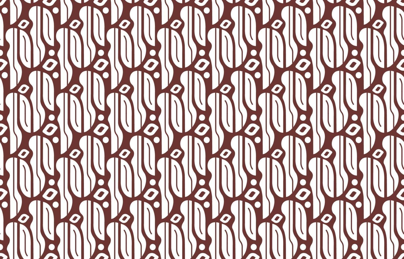 Indonesian Batik Parang Seamless Pattern vector