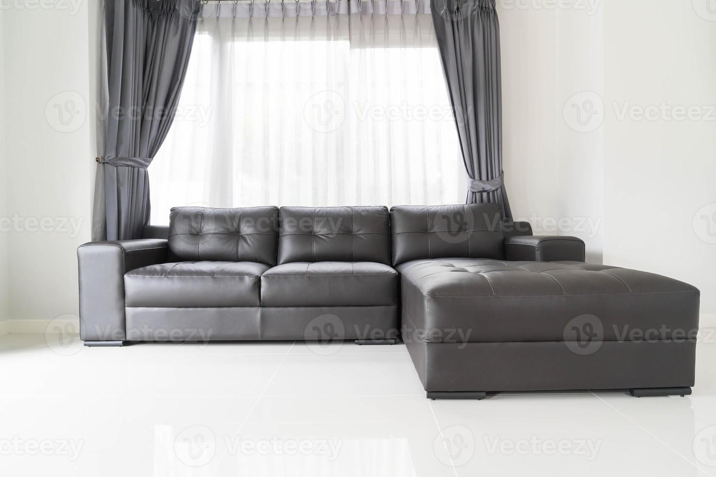 Modern sofa interior decoration in living room photo