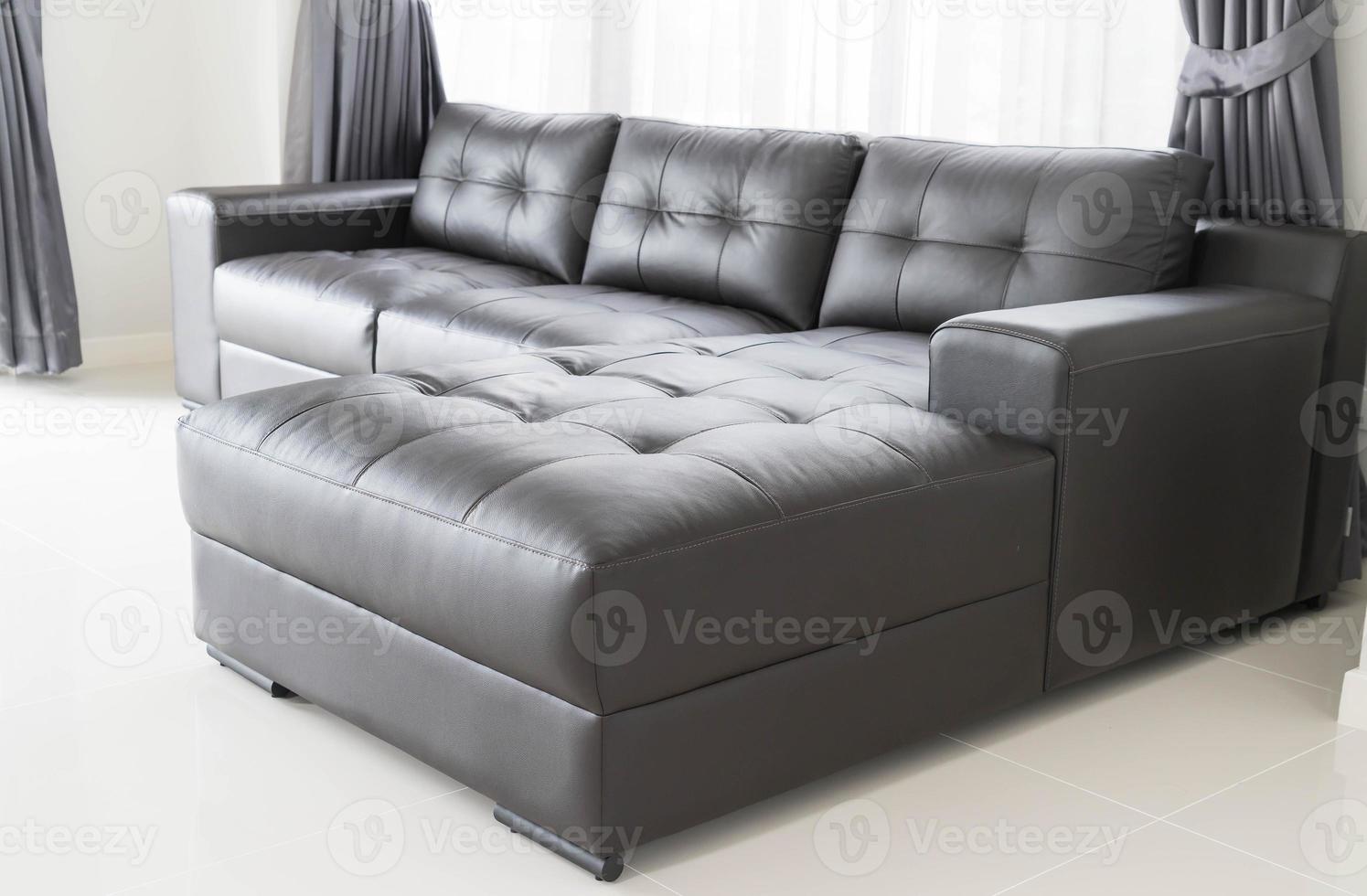 Modern sofa interior decoration in living room photo