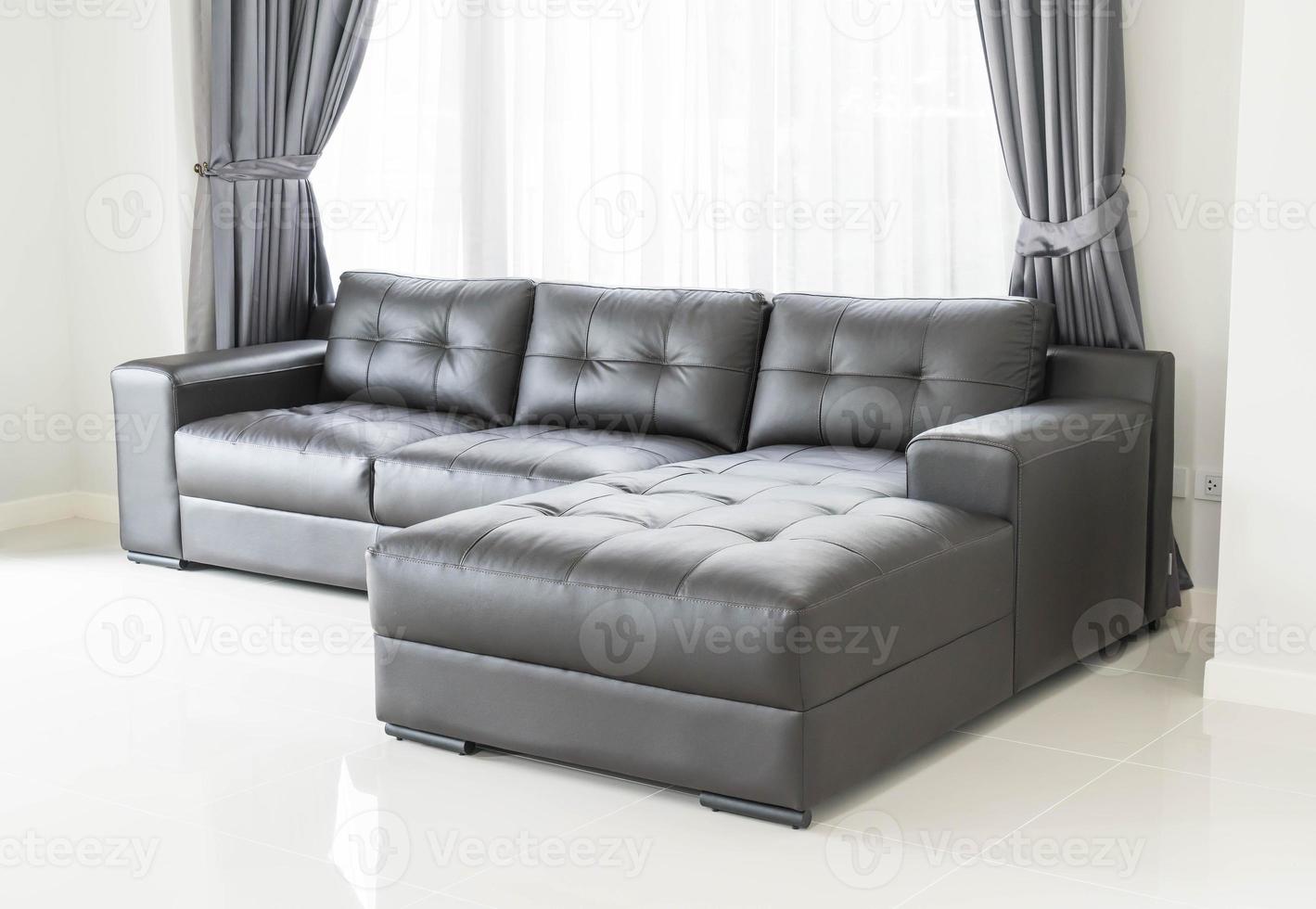 Modern sofa interior decoration in living room photo