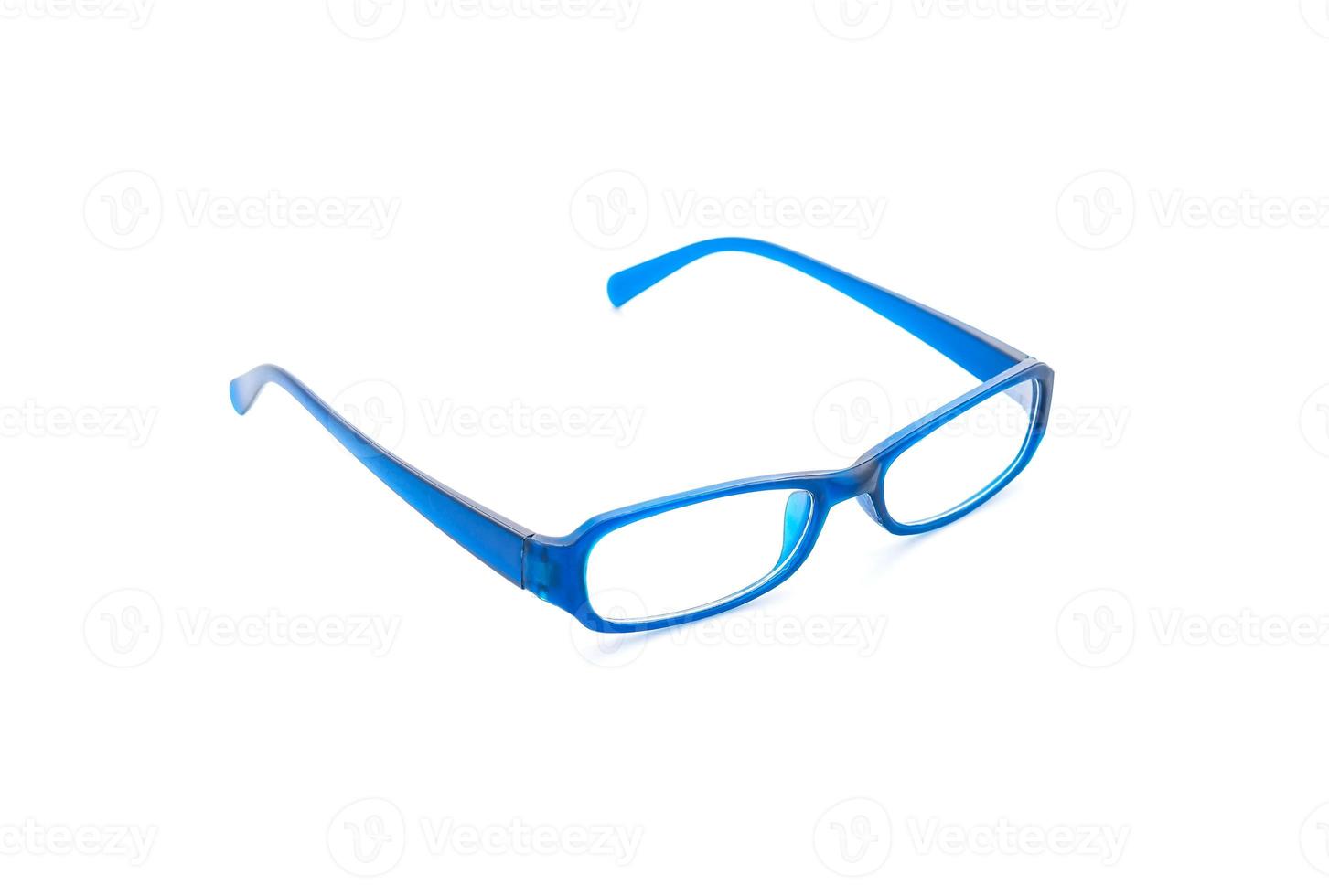 Eyeglasses, spectacles, or glasses on white background photo