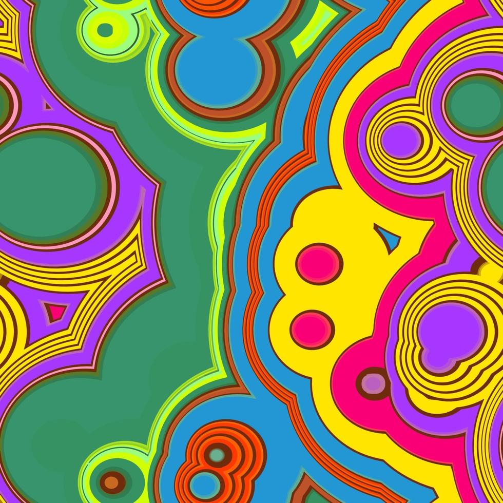 Abstract Retro Sixties Hip Art vector