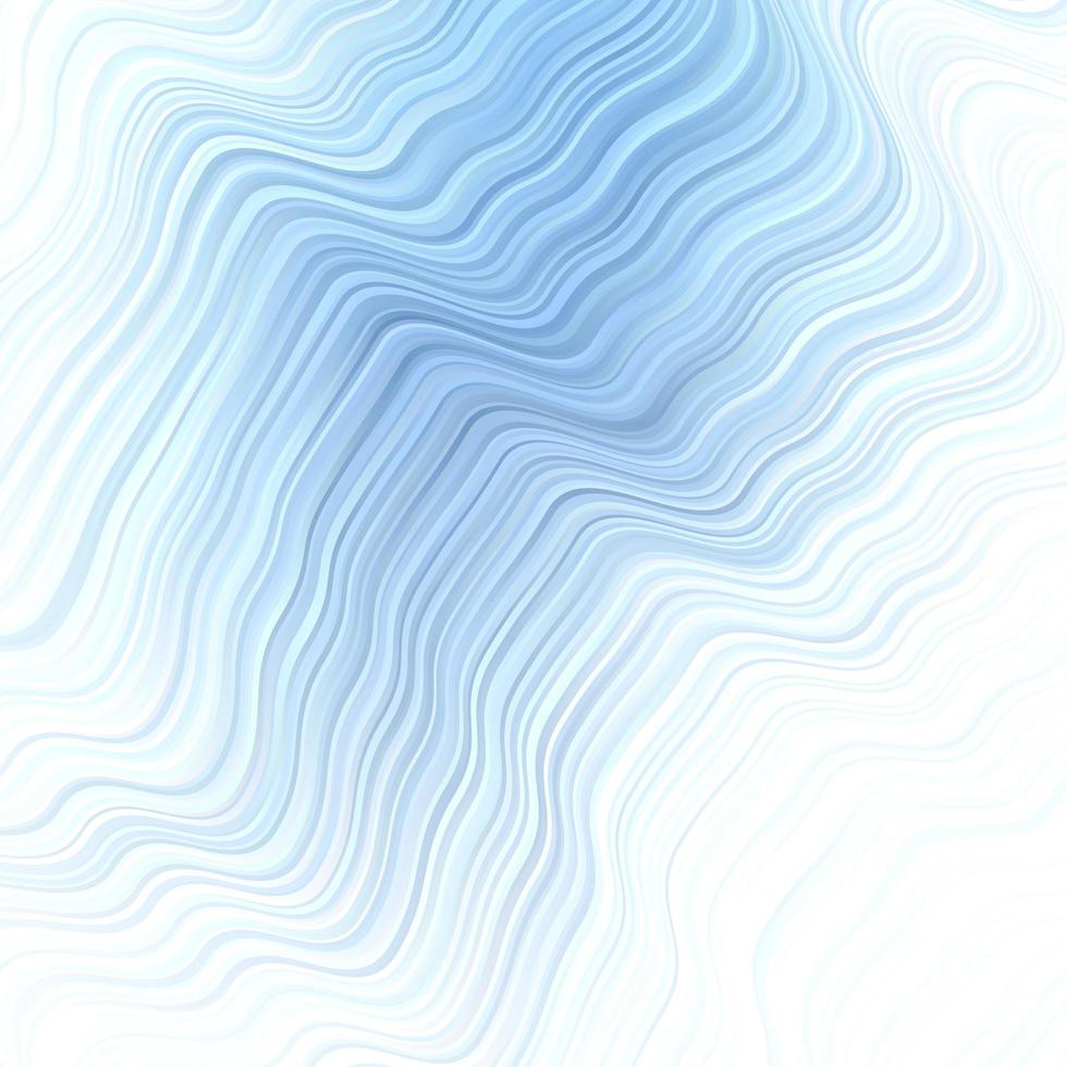 Telón de fondo de vector azul claro con curvas.