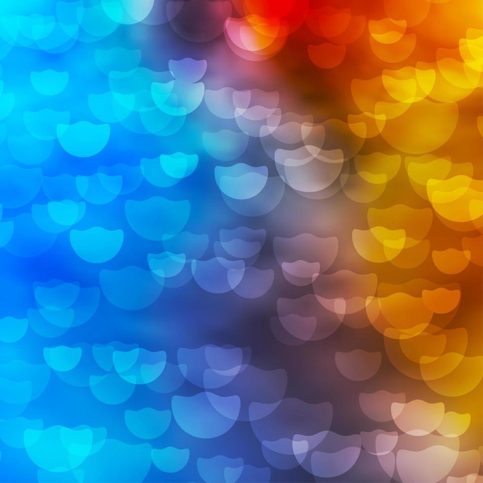 Light Blue, Yellow vector background with circles.