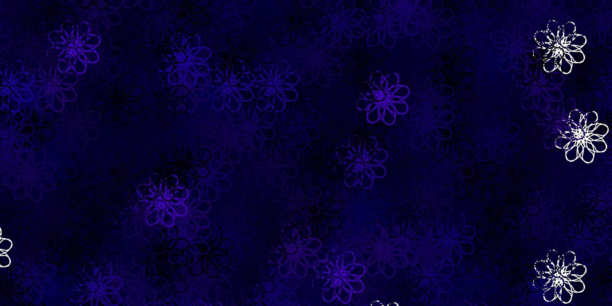 Light Purple vector pattern with curves.