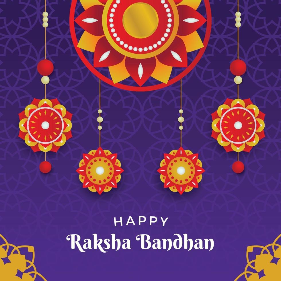 Happy Raksha Bandhan Background vector