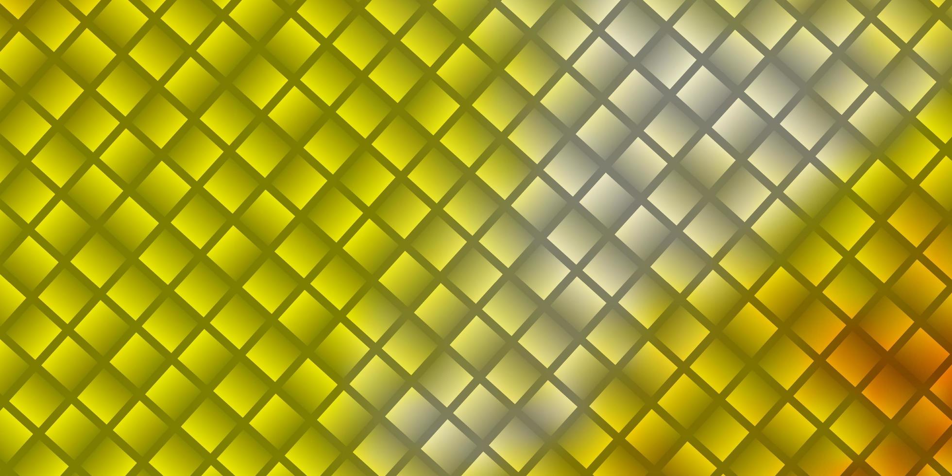 Dark Yellow vector backdrop with rectangles.