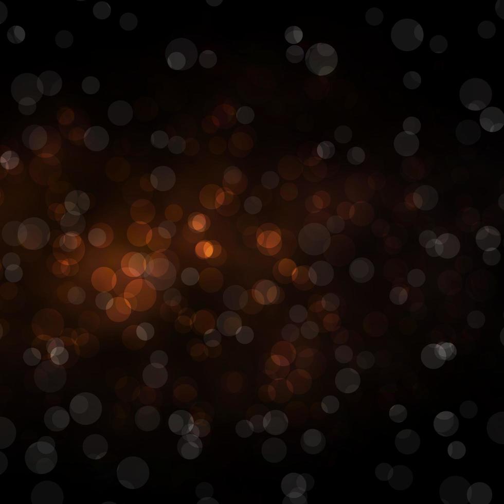 Dark Brown vector background with bubbles.