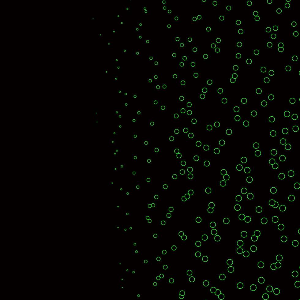Dark Green vector backdrop with dots.