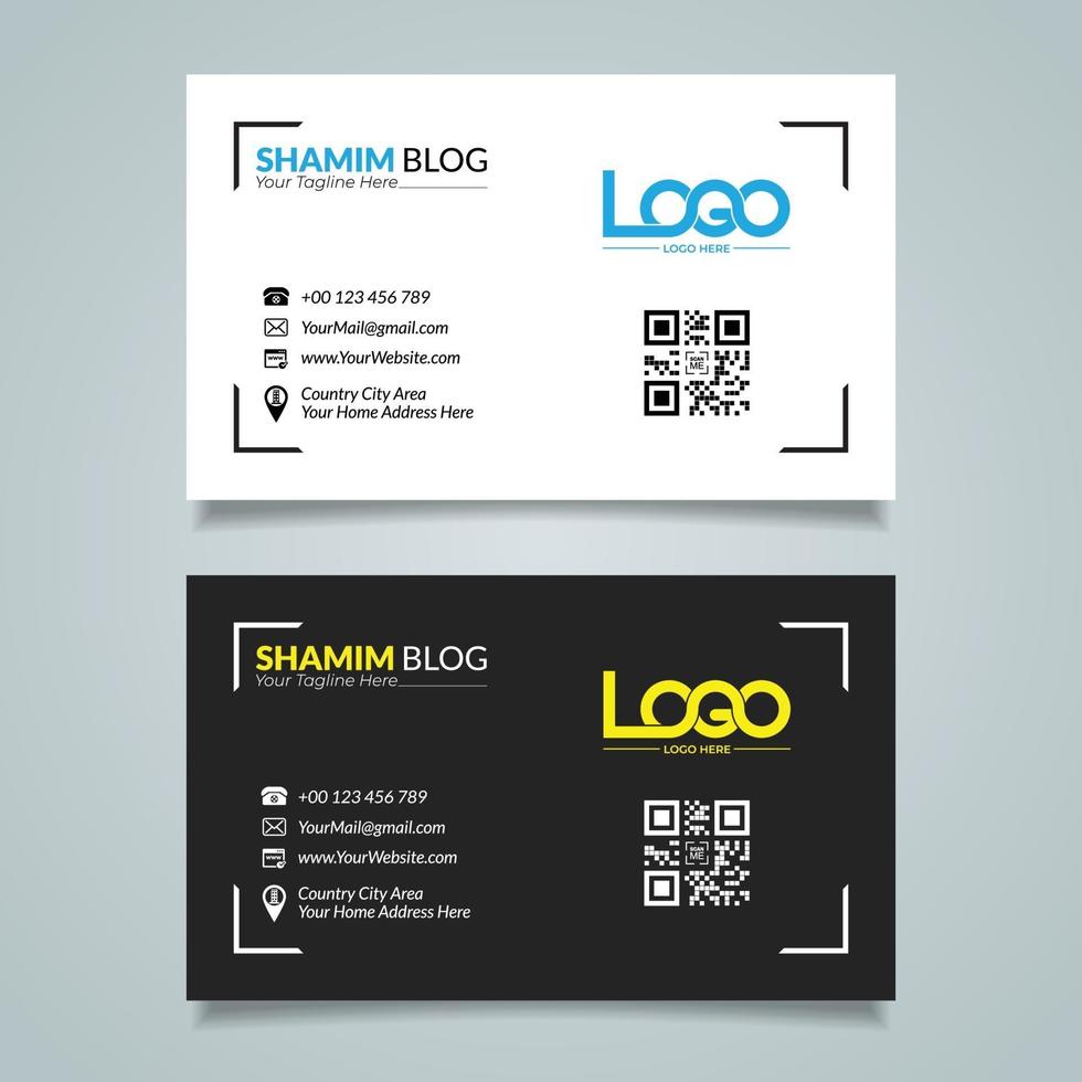 Business Card EPS File Free vector