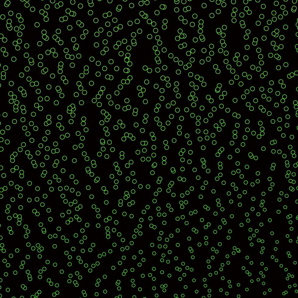 Dark Green vector backdrop with dots.